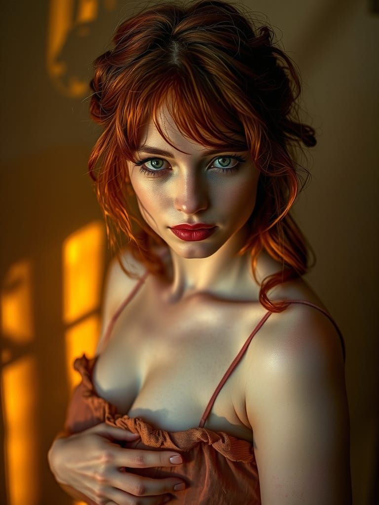 Zorn & Monks Halloween Pin-Up: Luminous Distortion