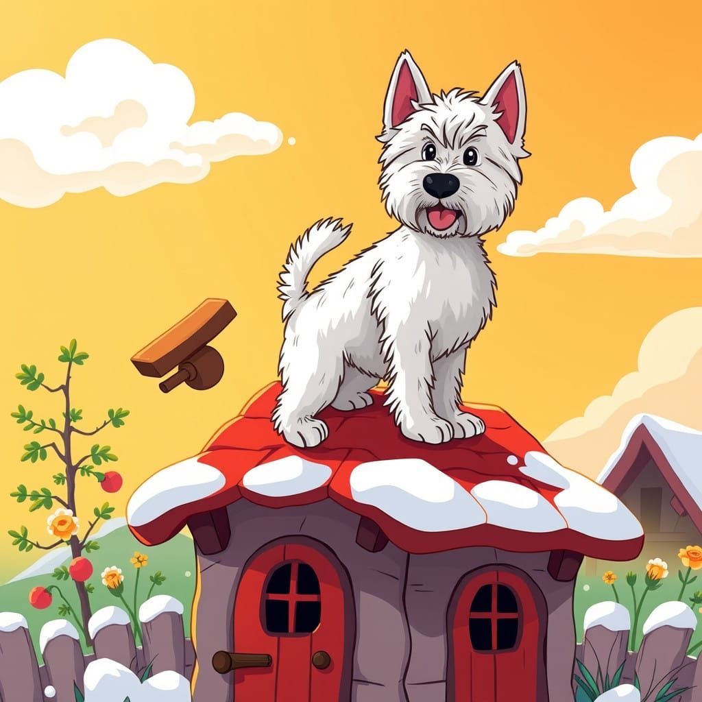 Whimsical Westie Delight