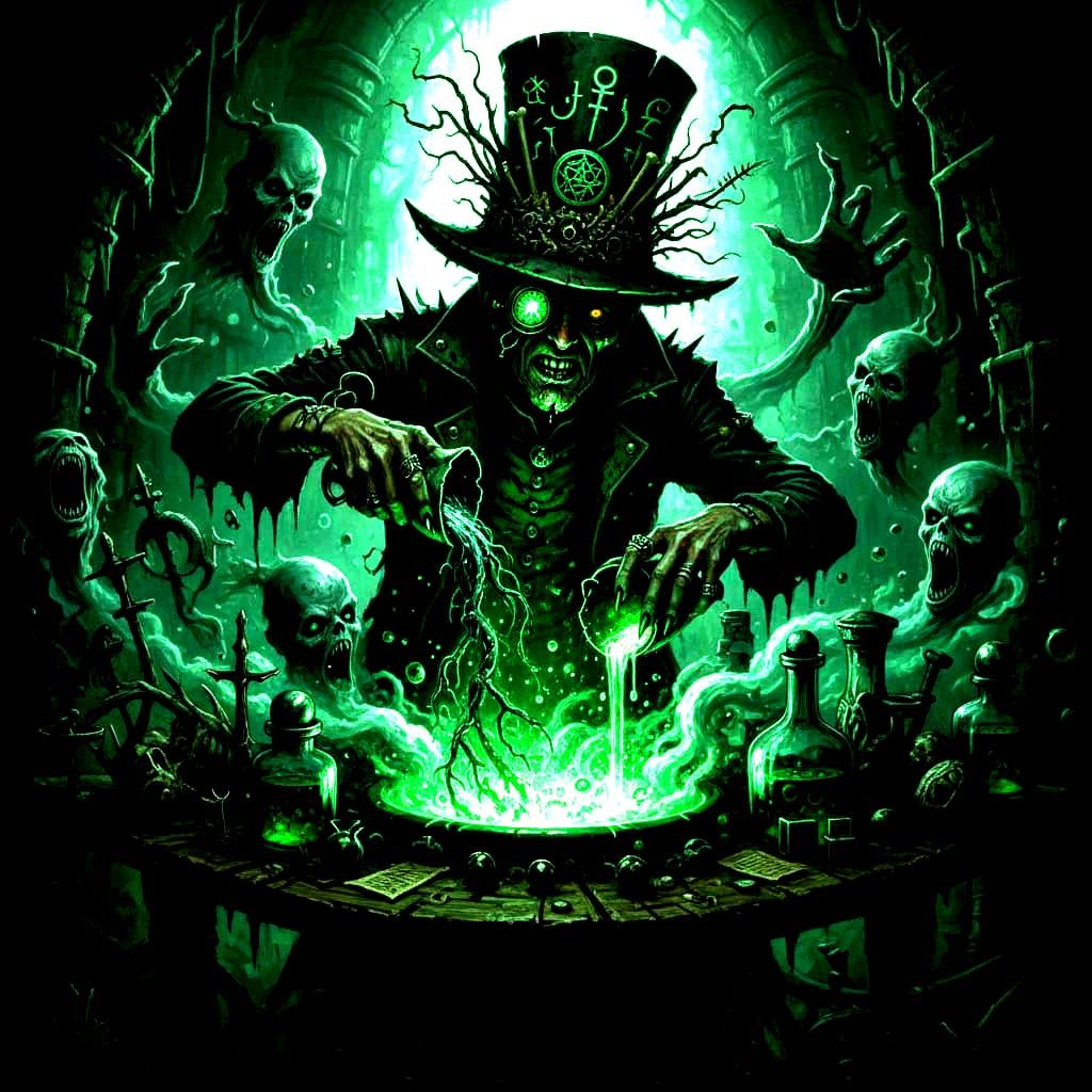 Mad Alchemist of Dark Voodoo Alchemy and Rot
