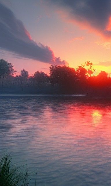 Impressionist Sunrise in Cinematic 4K Ultra Detail