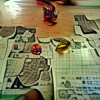 Epic Dragon Hoard in Dungeons and Dragons Style