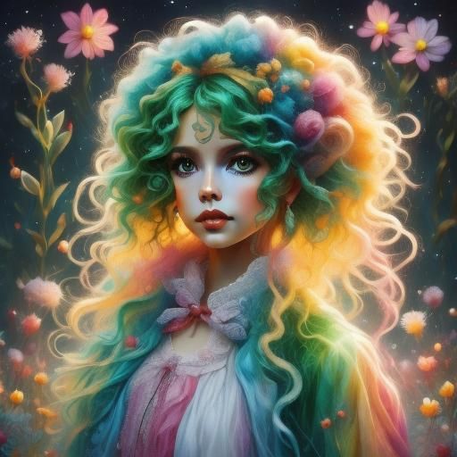 Bright Playful Toddler Portrait with Ethereal Magic