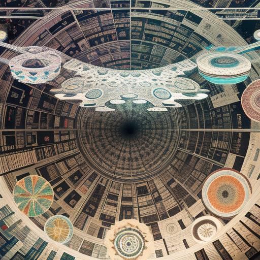 Psychedelic Concentric Circles in Vivid 3D