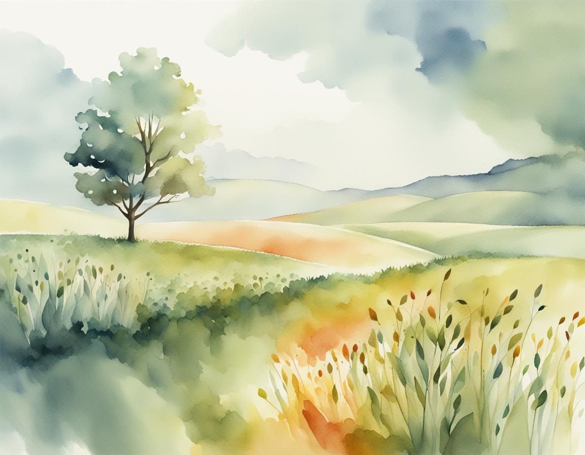AI Generated Watercolor Painting Transformation