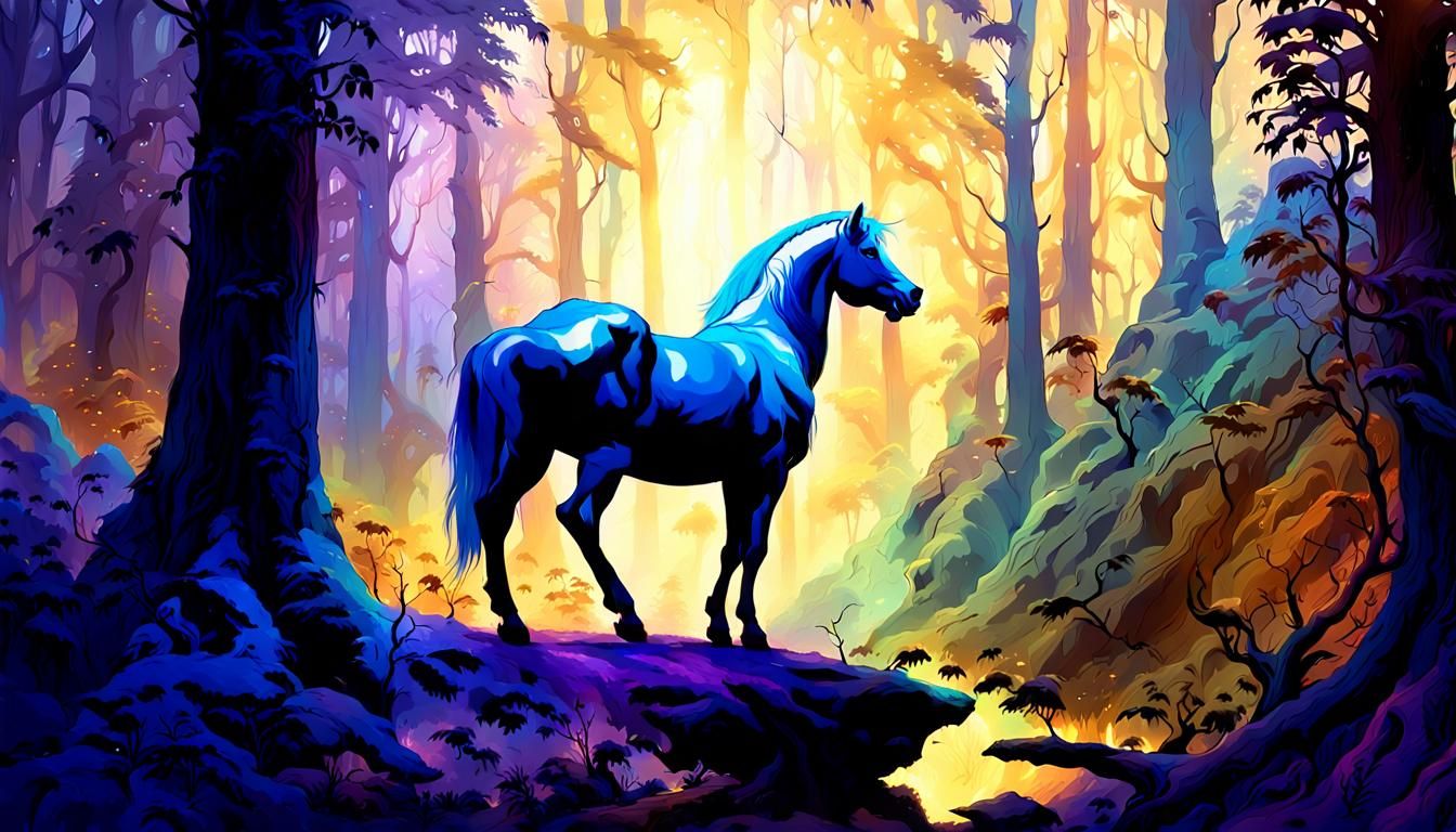 Centaur in Mystical Forest: Fantasy Art