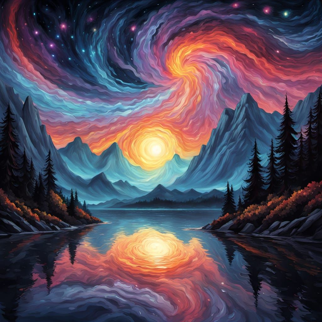 Celestial Whispers in a Serene Valley