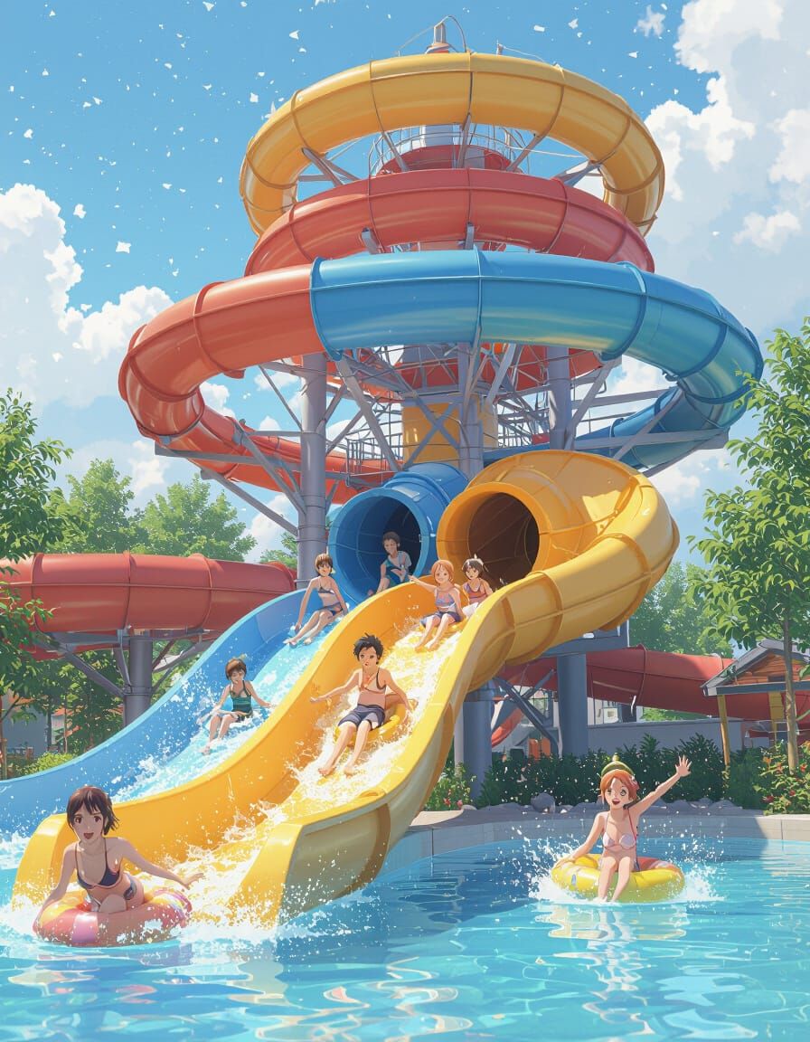 Fun at the water-park