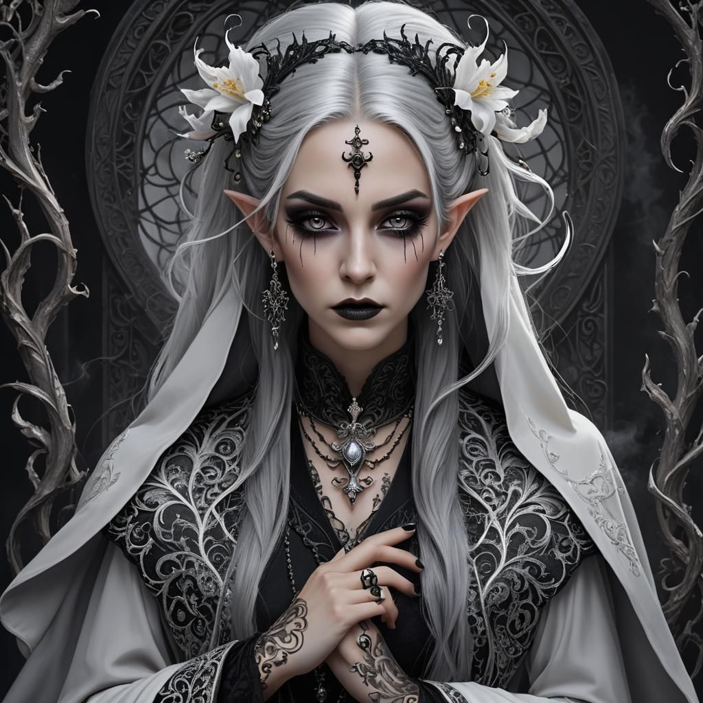 Gothic Changeling in Mystical Setting