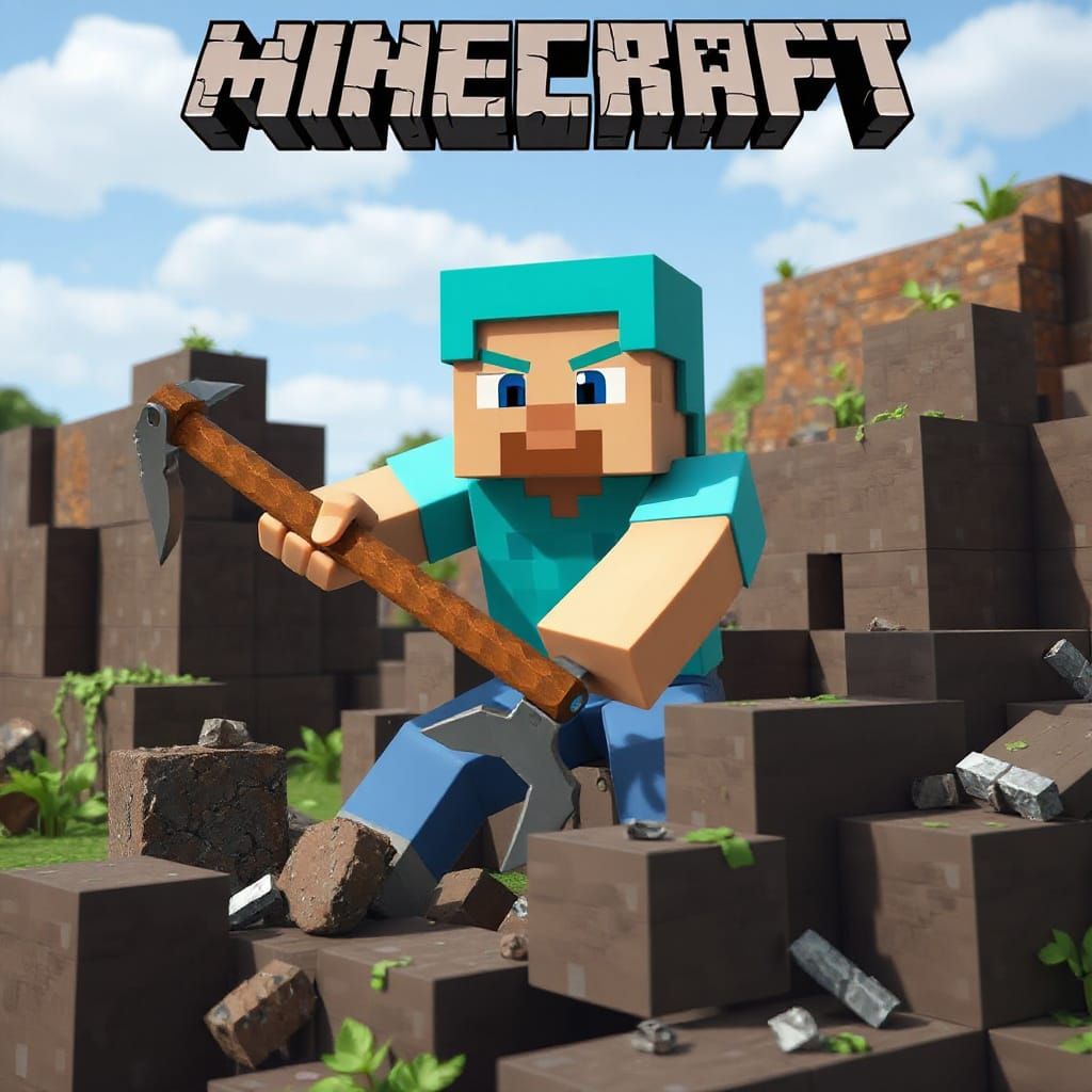 Minecraft Steve (turquoise top)