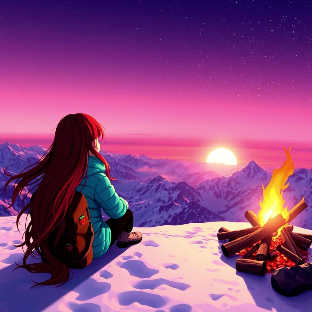 Whispers of Dawn on Celeste Mountain