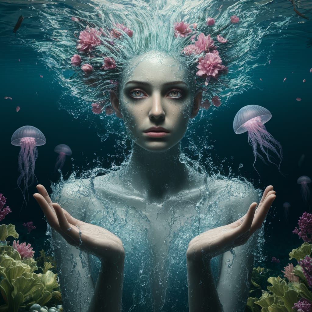 Maid of the Vibrant Ocean in Bloom