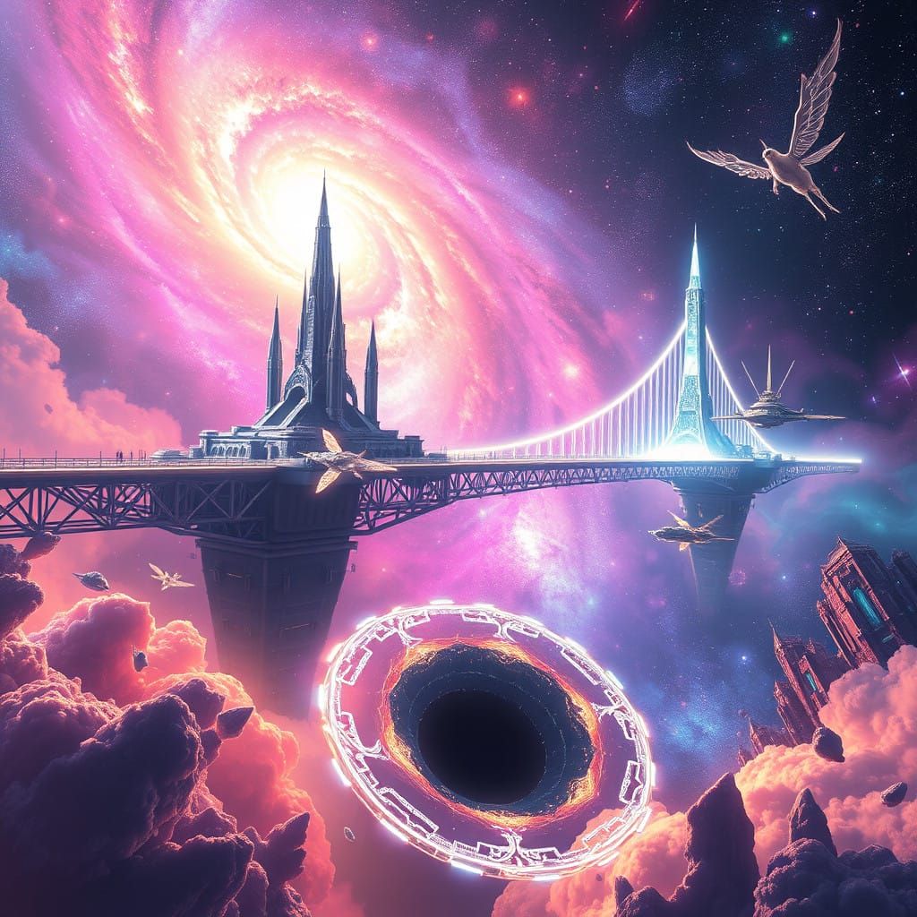 Galactic Bridge Connects Ancient Alien Civilizations in a Vi...