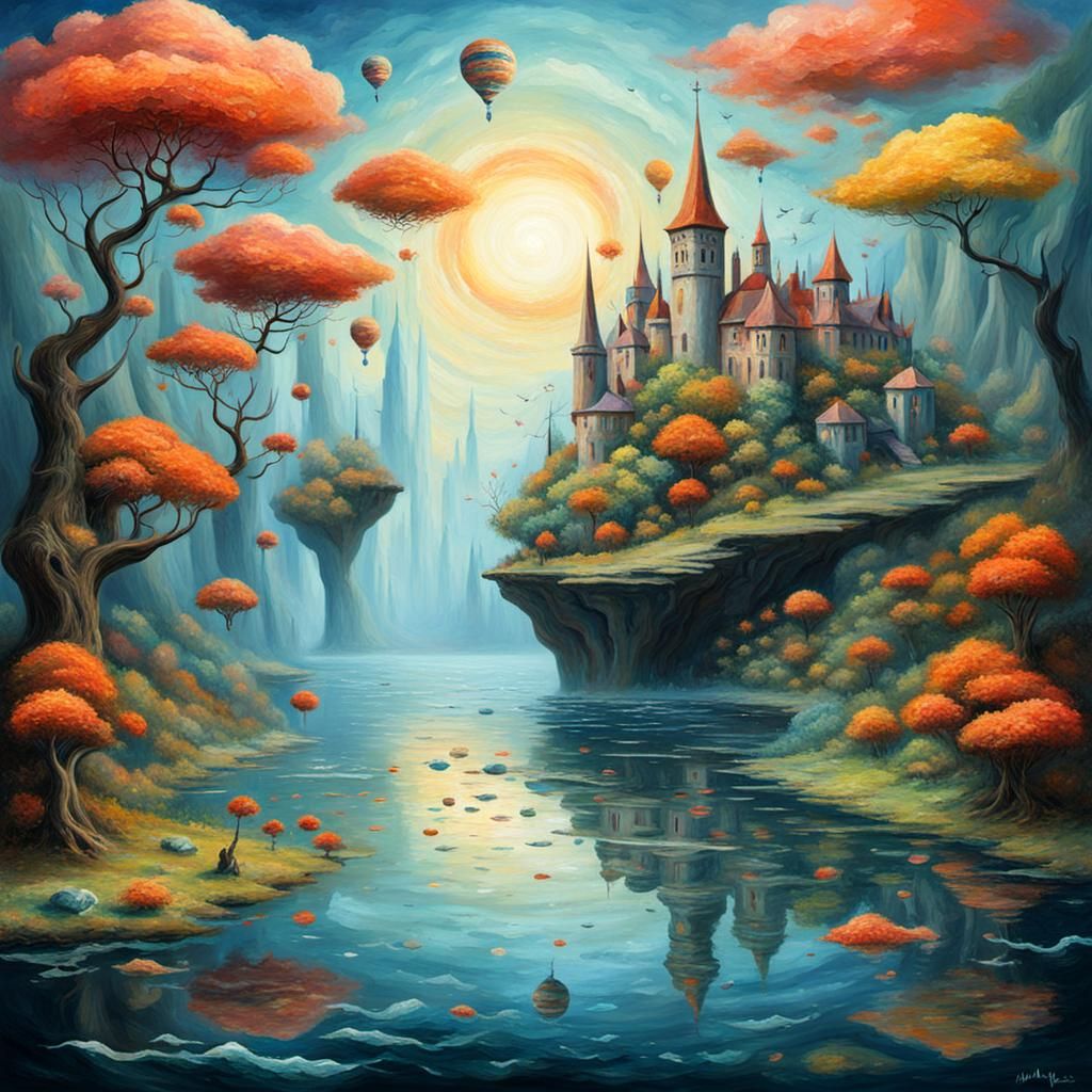 Surreal Impressionism Fusion: AI Art