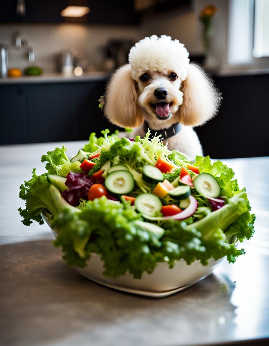 Salad Poodle: Professional Photography