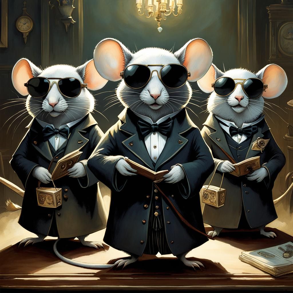 Tailless Blind Mice in Nursing Home: Dark Fantasy