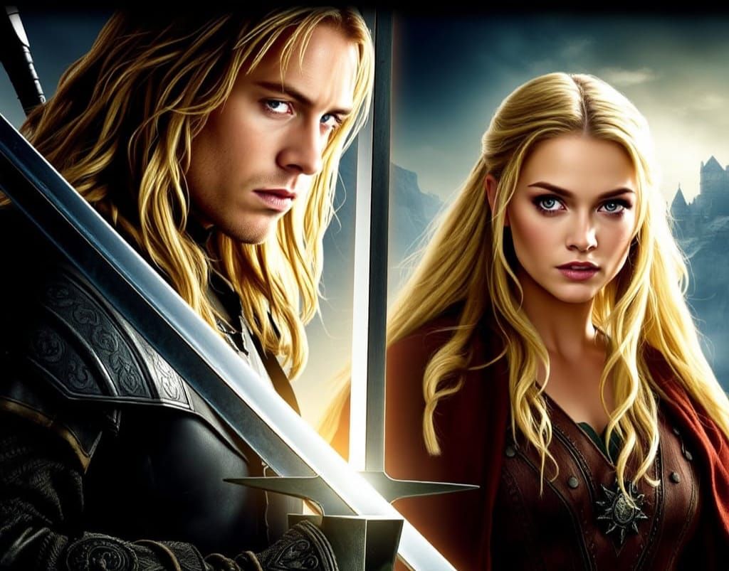 The knight and his maiden