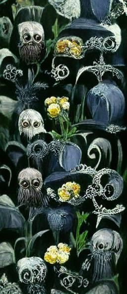 Tim Burtonesque Victorian Goth Scene