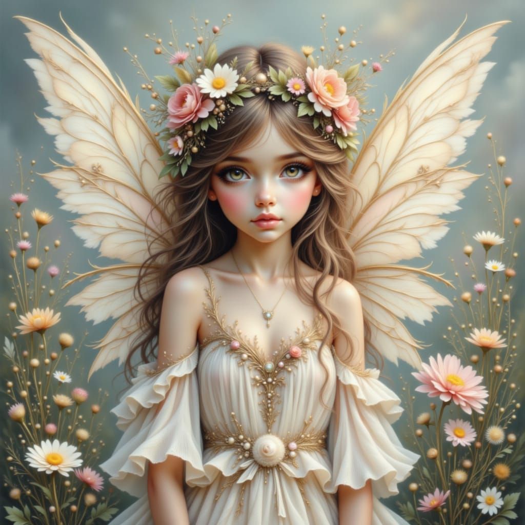 portrait of a Boho fairy