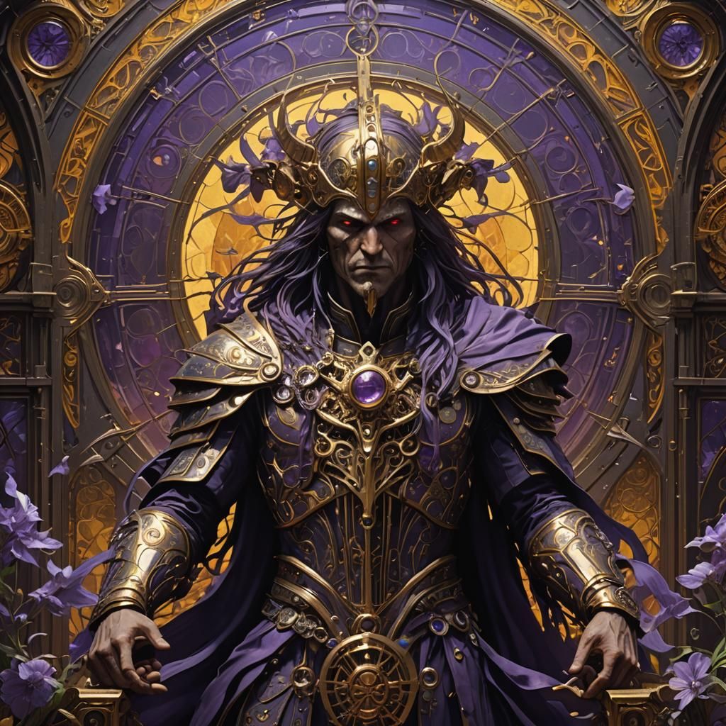 Dark Fantasy Mind as Evil Generator: Hyperdetailed Art