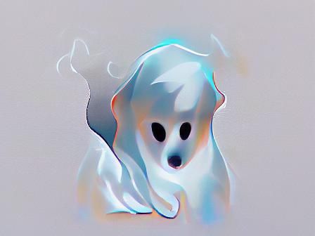 Ethereal Ghostly Apparition in Soft Light