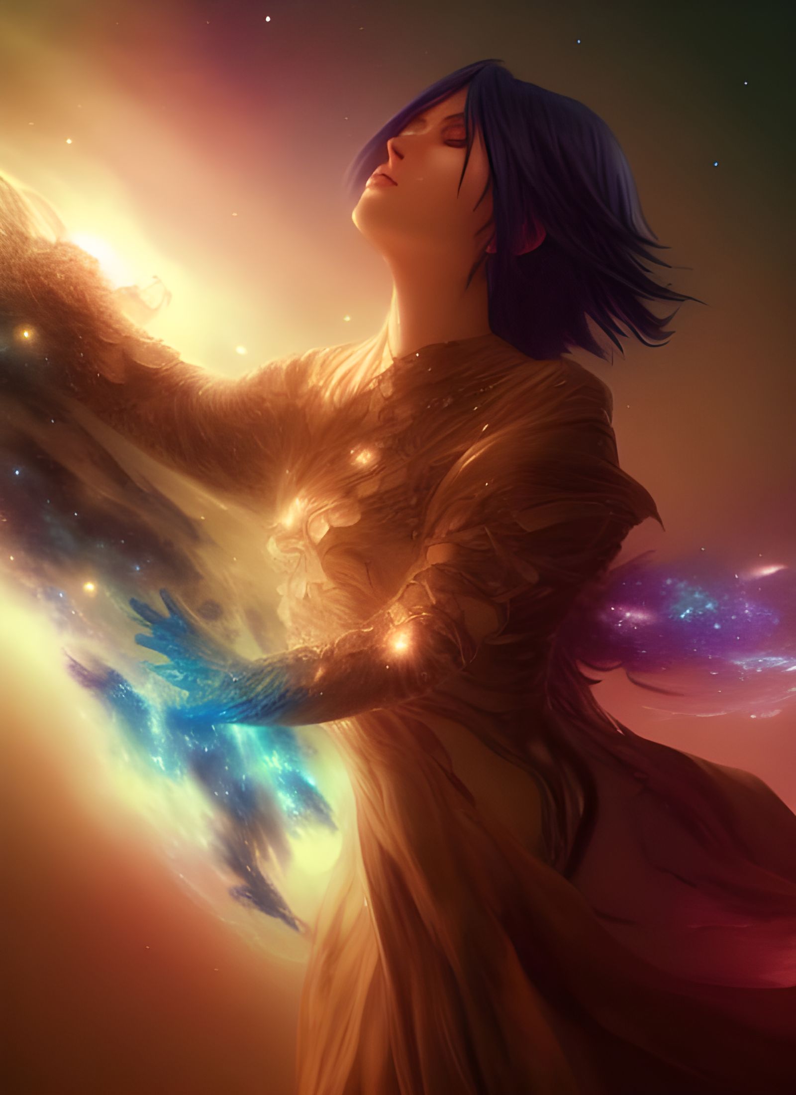 Ancient Galaxy Valkyrie Dissolving into Stardust