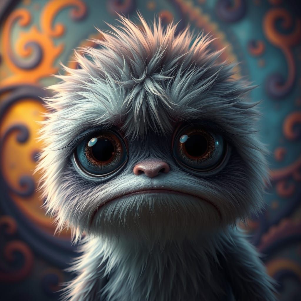 Surreal Fantasy Monster in Meticulous Detail