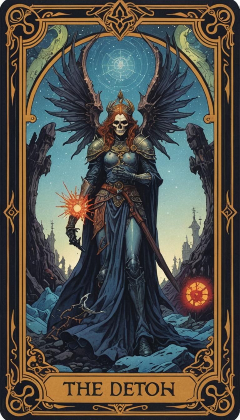 Tarot Cards that didn't make it ! The Death Lover , stay awa...