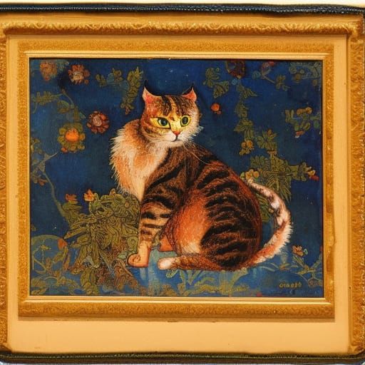 Cat's Australian Adventure: Persian Miniature Style