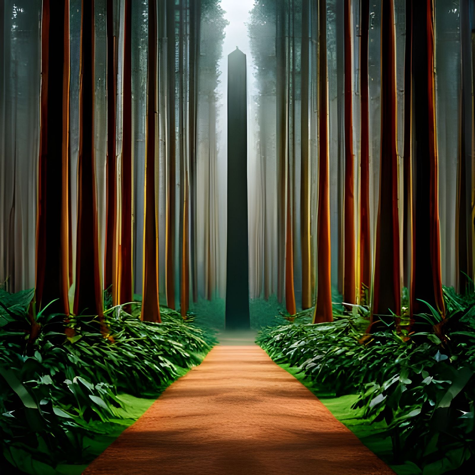 Majestic Monolith in Forest Reserve