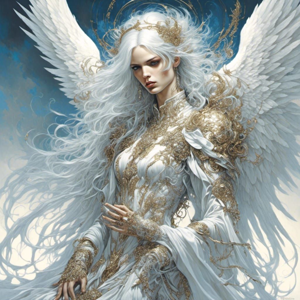 Ascension: Angel of Darkness in Digital Art