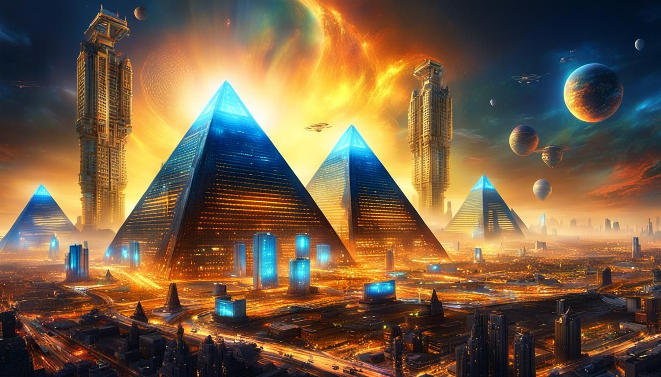 Cybernetic Pyramids on a New Planet