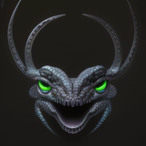 Metallic Brain Demon Concept Art