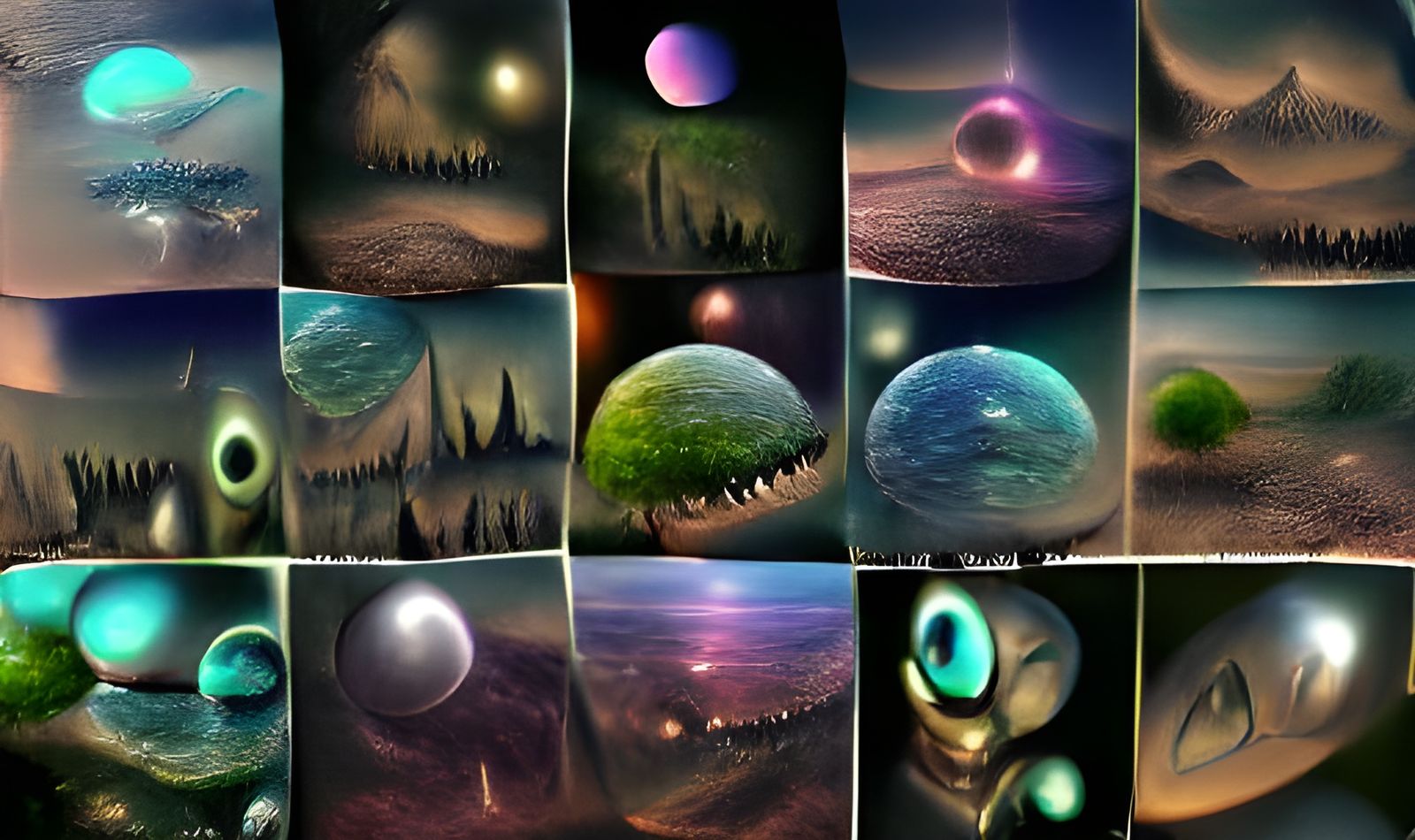 Many Alien Worlds: An AI Interpretation