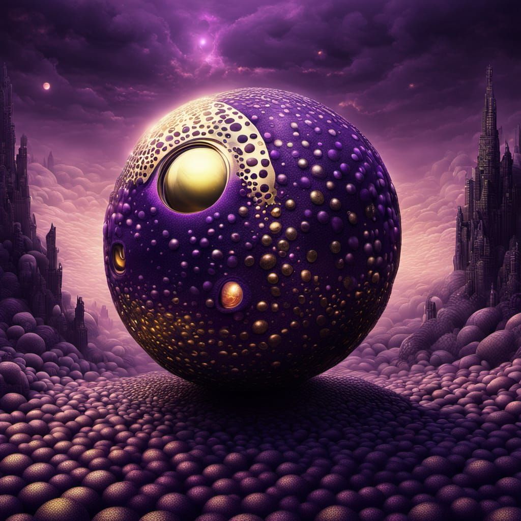 Surreal Figure Emerges in Dreamlike Pink Landscape