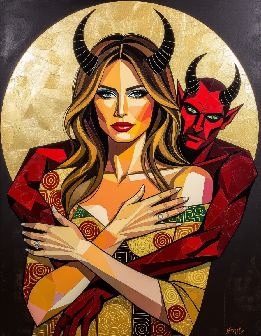 portrait of Melania Trump