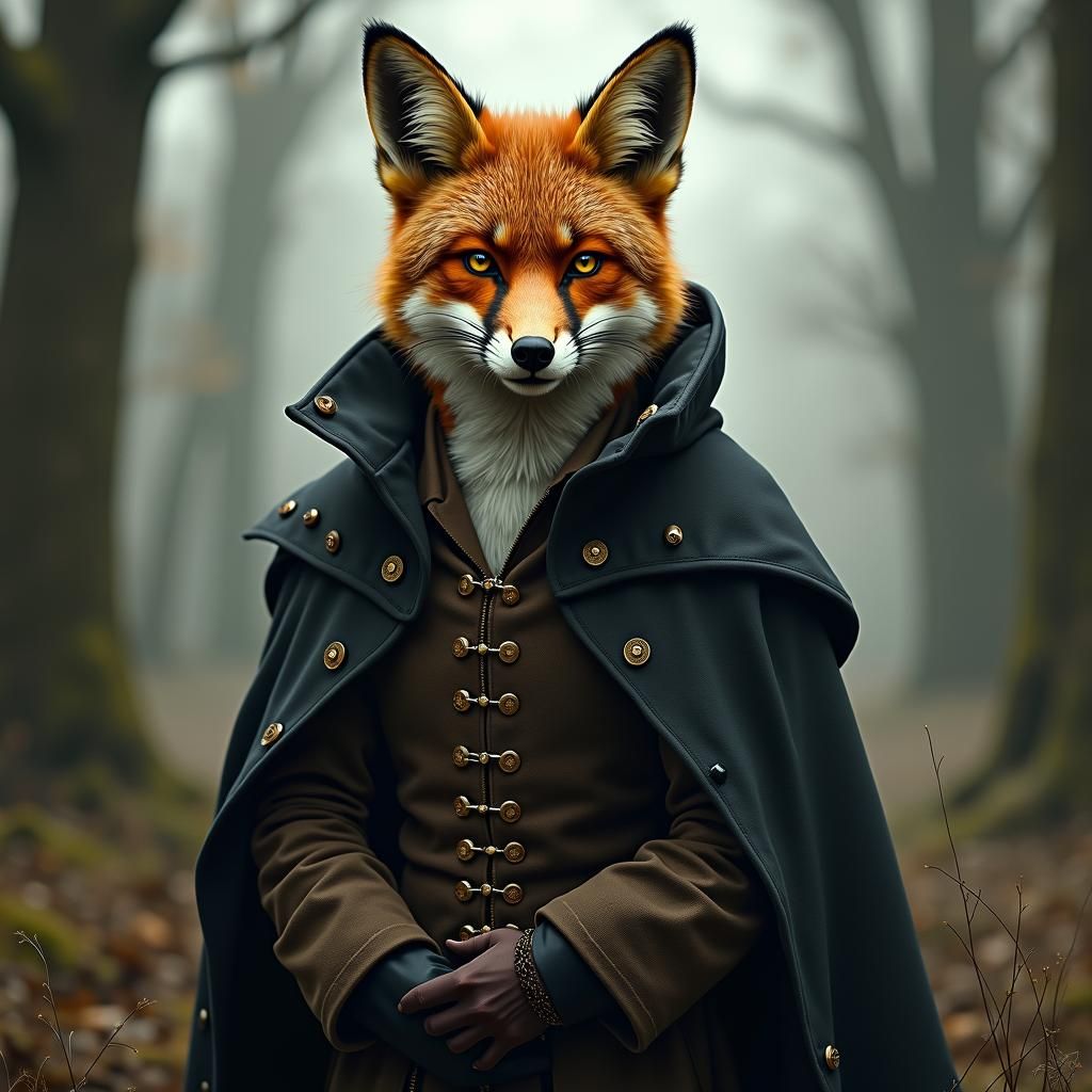 Mr. Tod as Macbeth in Gothic Oil Painting