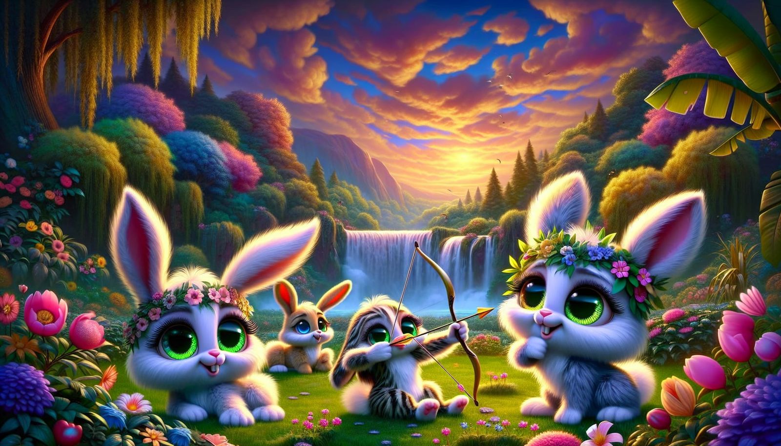 Bernadette, Brigget, Janet and Chic