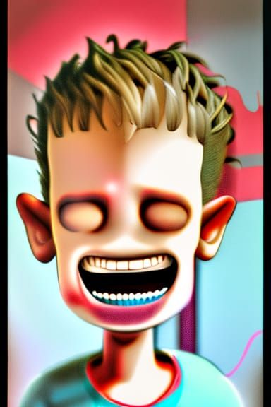 Monochrome Portrait of North American Indian in Concept Art ...