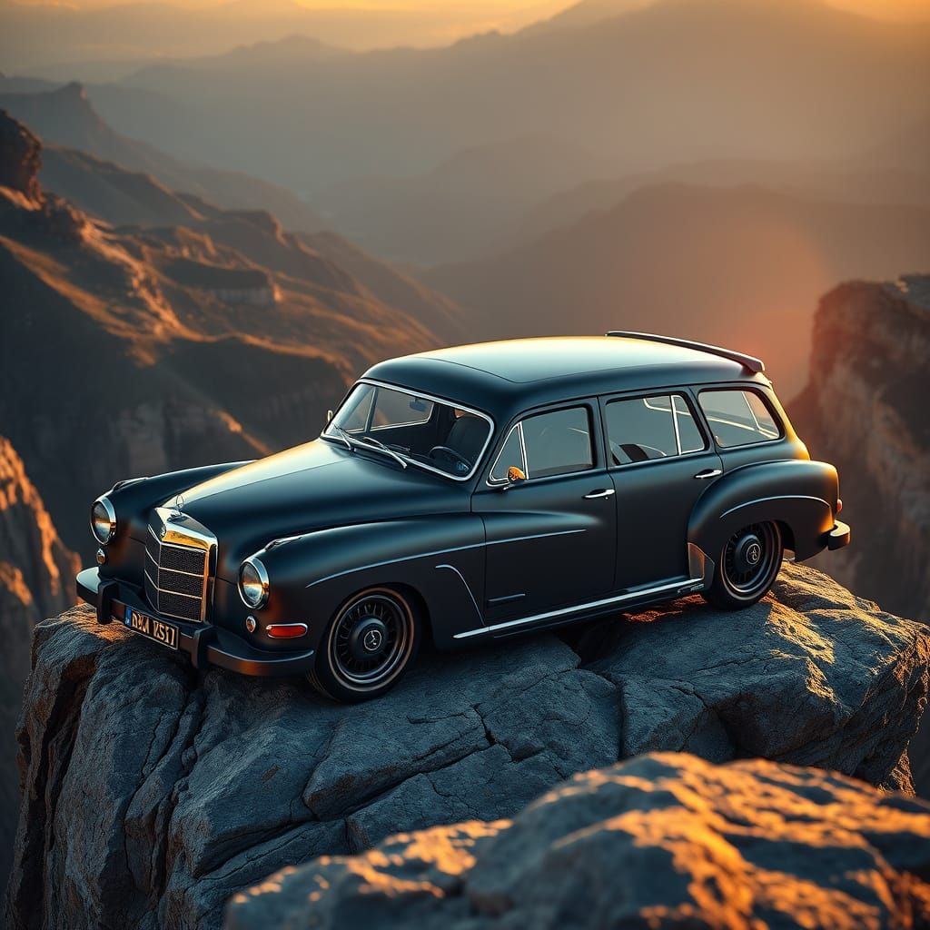 1952 Mercedes W187 Wagon Reimagined as 2025 BRABUS Lowrider