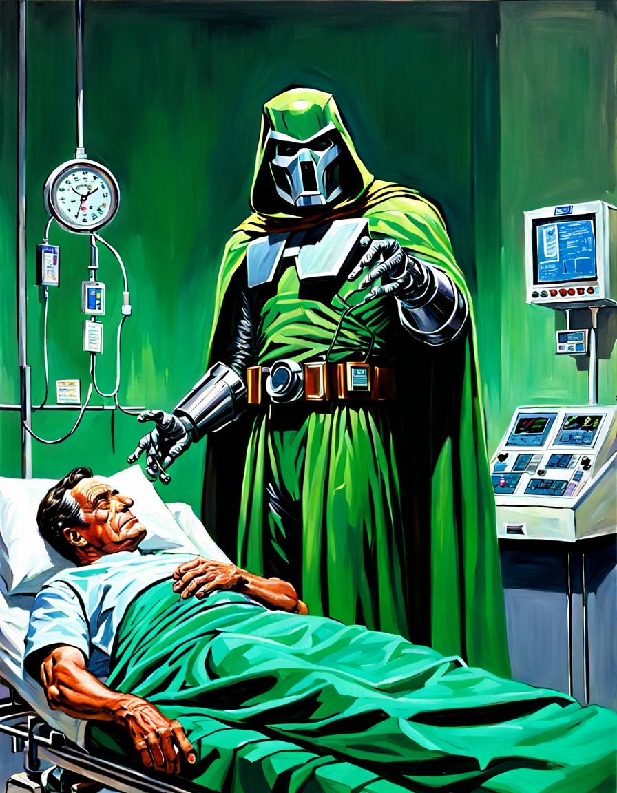 Doctor Doom, Physician: An Oil Painting