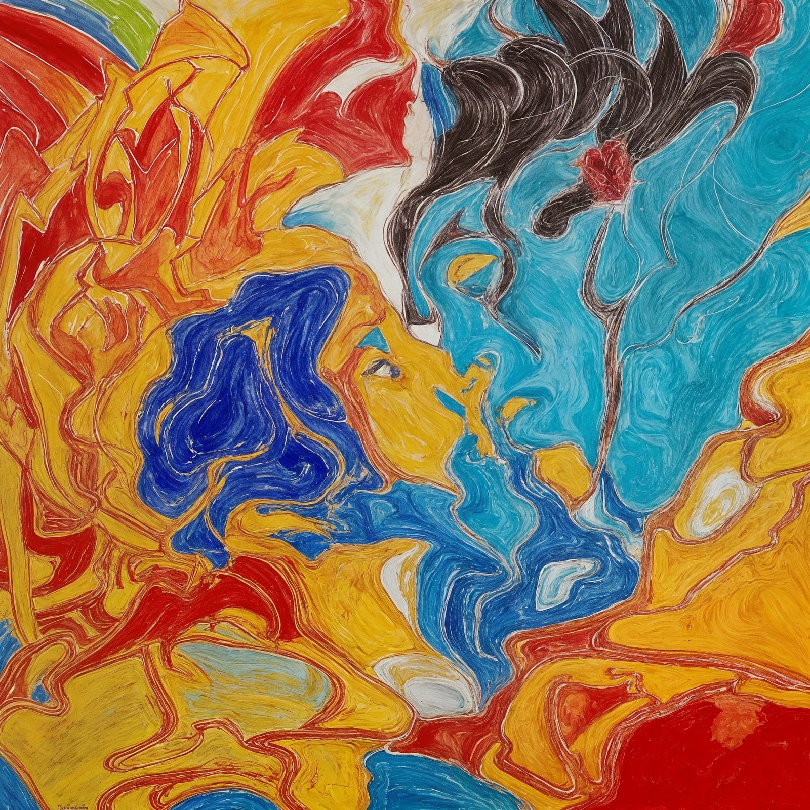 Heartfelt Mirrored Souls in Harmonious Balance