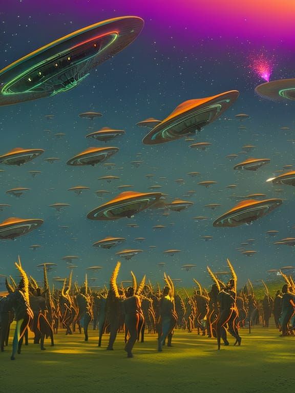 UFOs and a dance party
