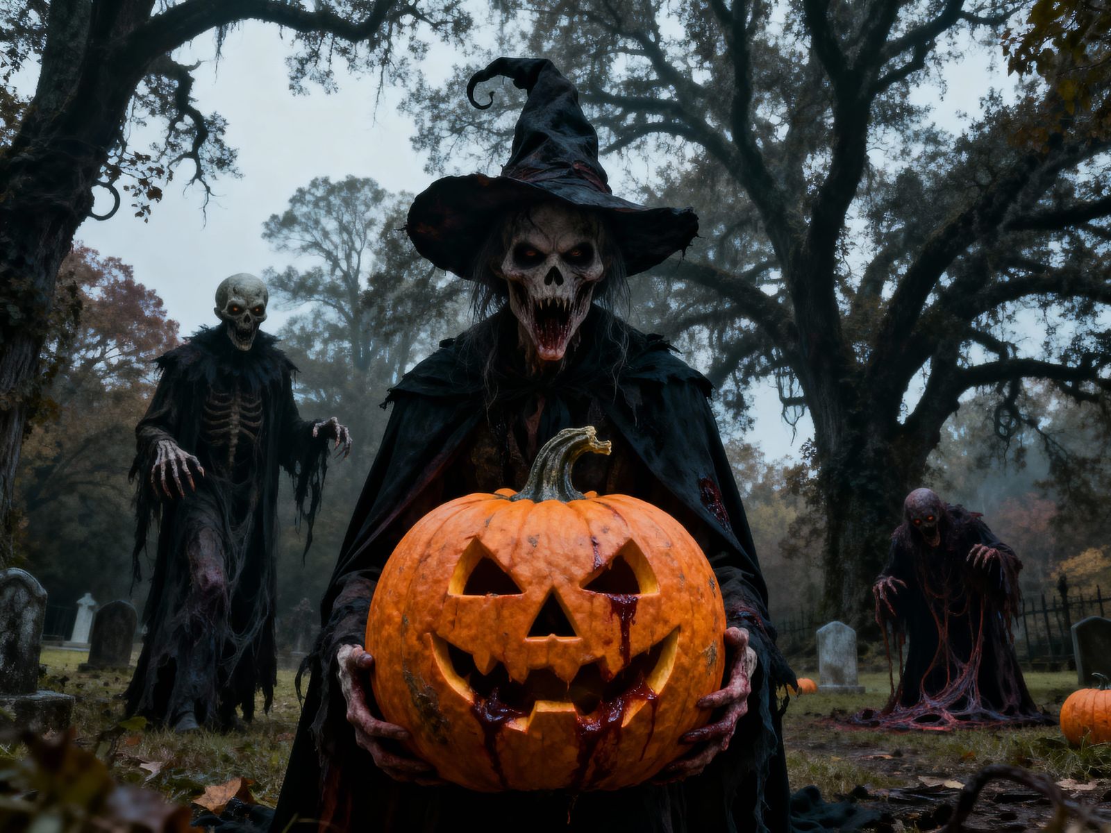 Surreal Horror: Twisted Trick or Treat Illusion