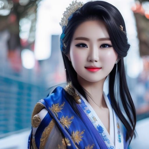 Anime Style Portrait of a Chinese Man