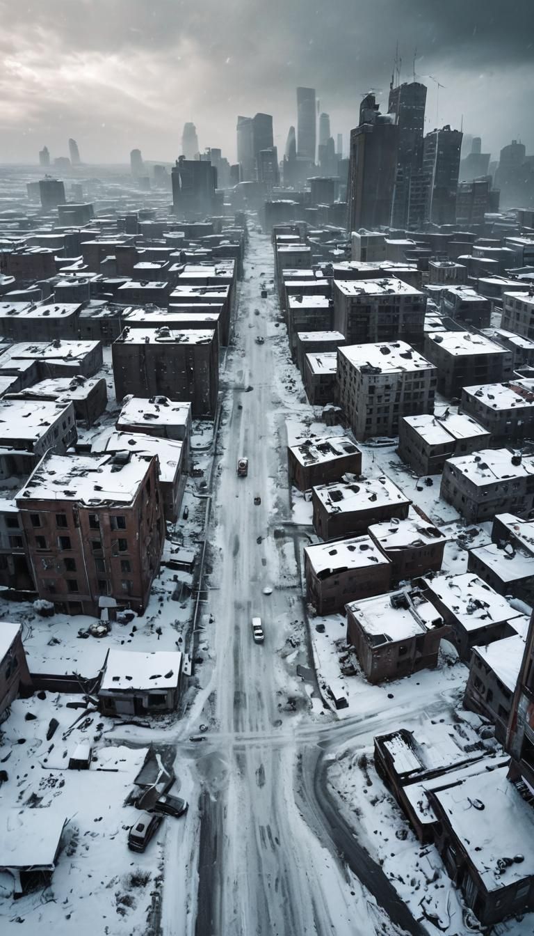 Epic Post-Apocalyptic Winter Landscape