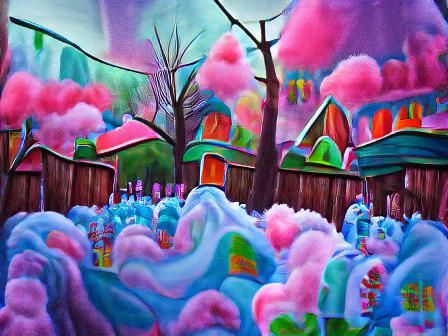 Sweet Sugar City: A Candyland Gouache Wonderland