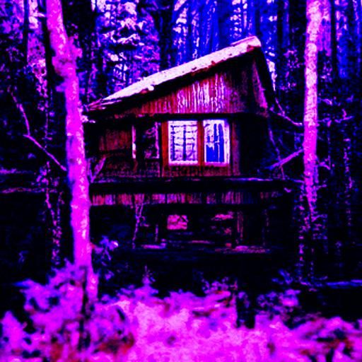Cabin in the Woods: AI Generated Image
