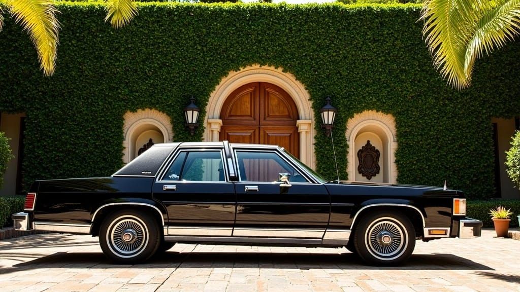 Classic 1984 Ford Grand Marquis Sedan in Polished Black