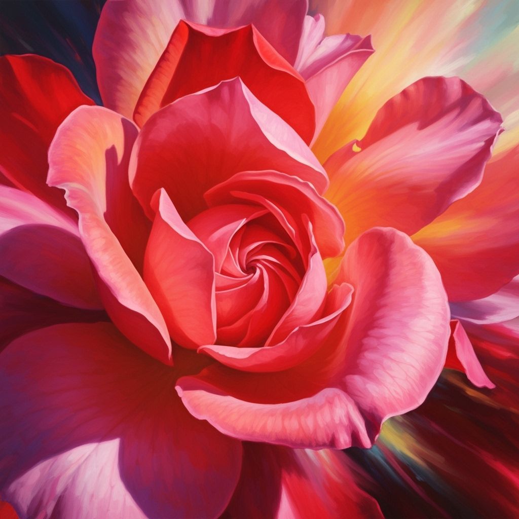 Red Roses Bouquet in Detailed Watercolor Painting