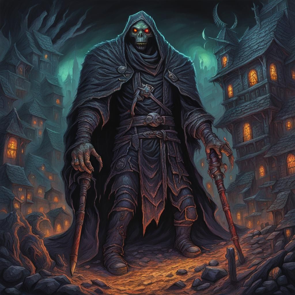 Grimdark Visionary Art Landscape